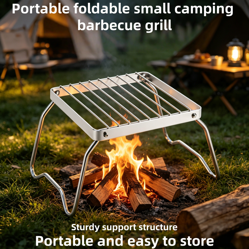 Camping Cooking Equipment Gas - Outdoor Stainless Steel Foldable Camping Stove