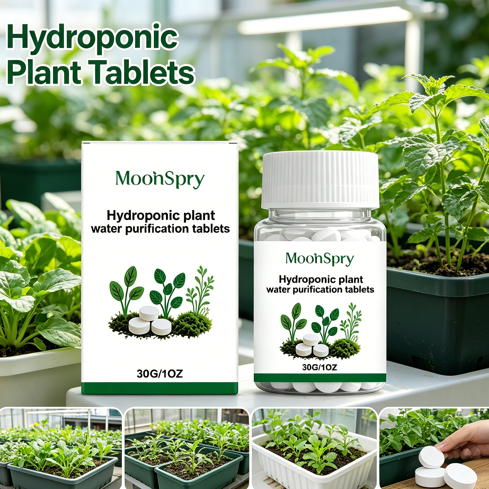 Water Purification Tablet - Moonspry Hydroponic Water Purifying Tablet Aquatic