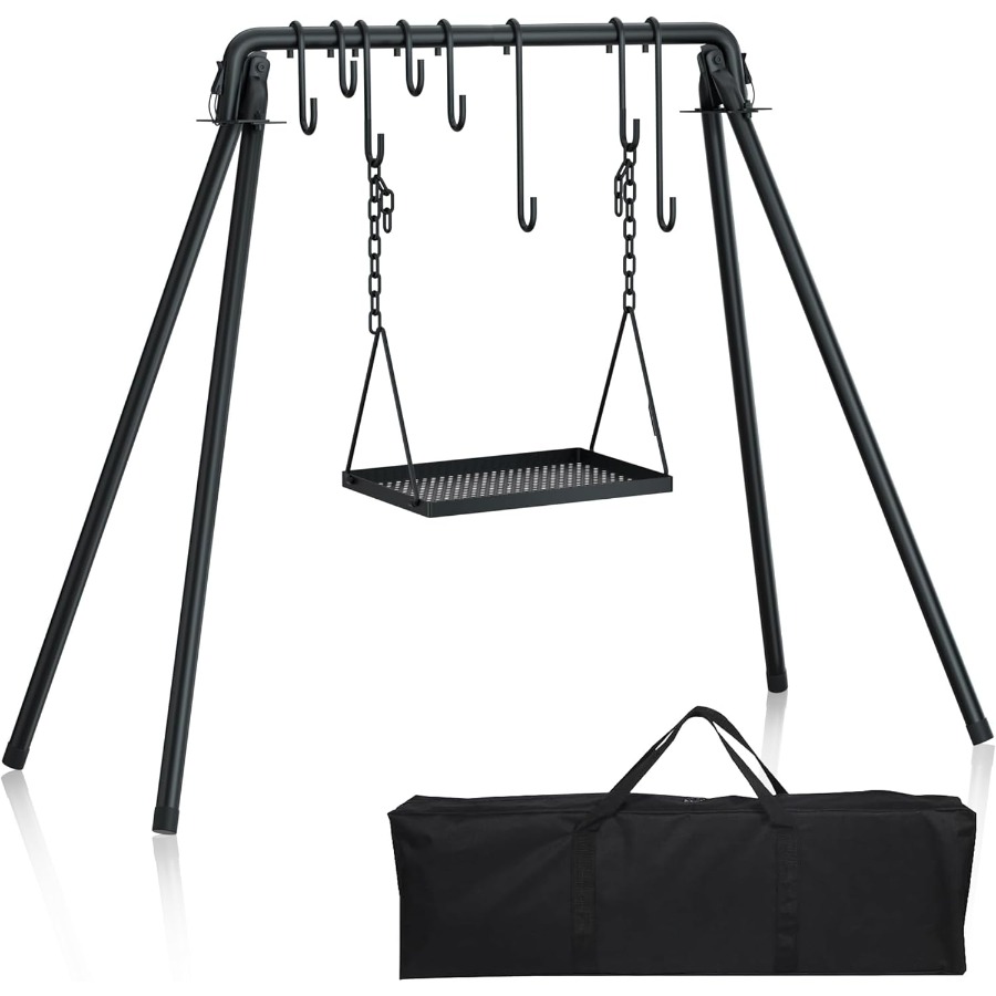 Camping Cooking Bag - RELIANCER Grill SwingCampfire Grill Cooking Stand