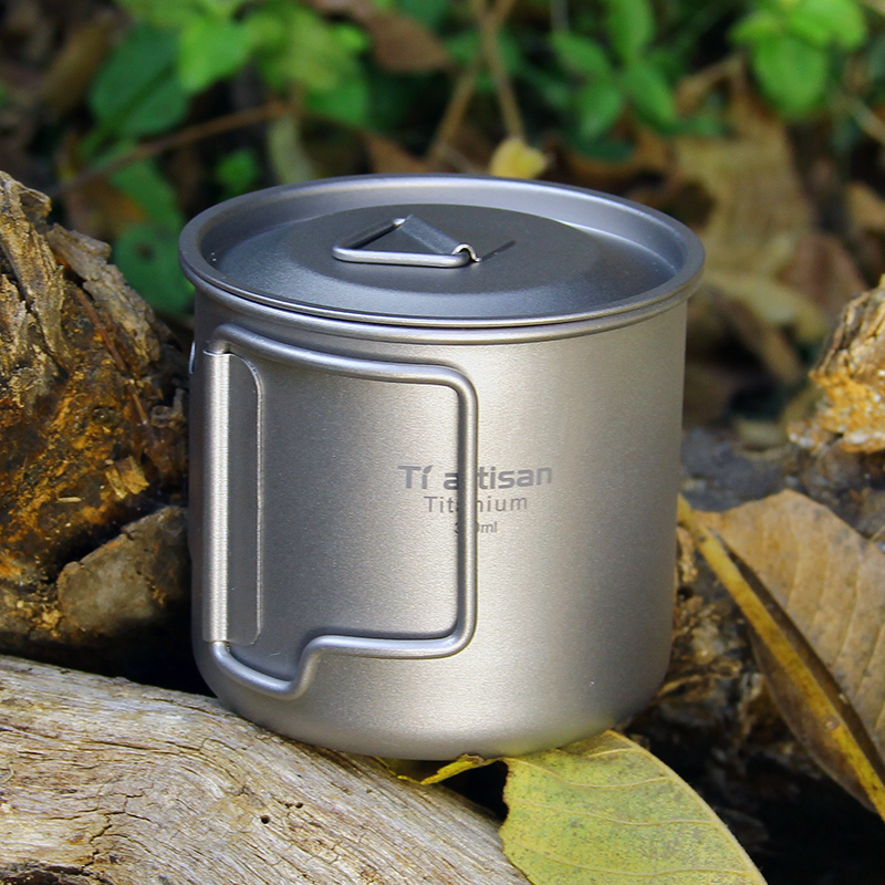 Camping Cooking Basket - Tiartisan Ultralight Pure Titanium Camping Mug