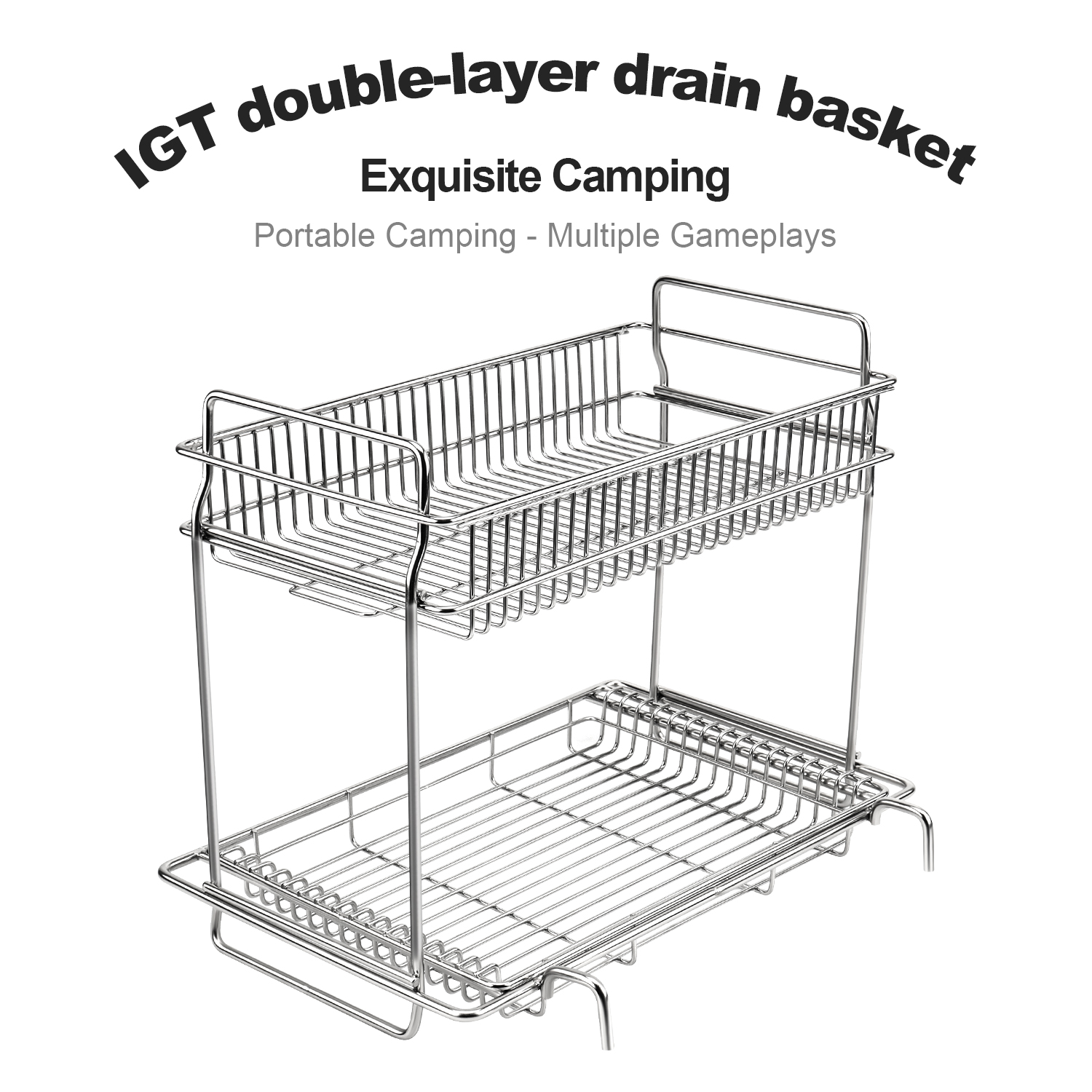 Camping Cooking Basket - DOTWISE IGT Table Desktop Side Expansion