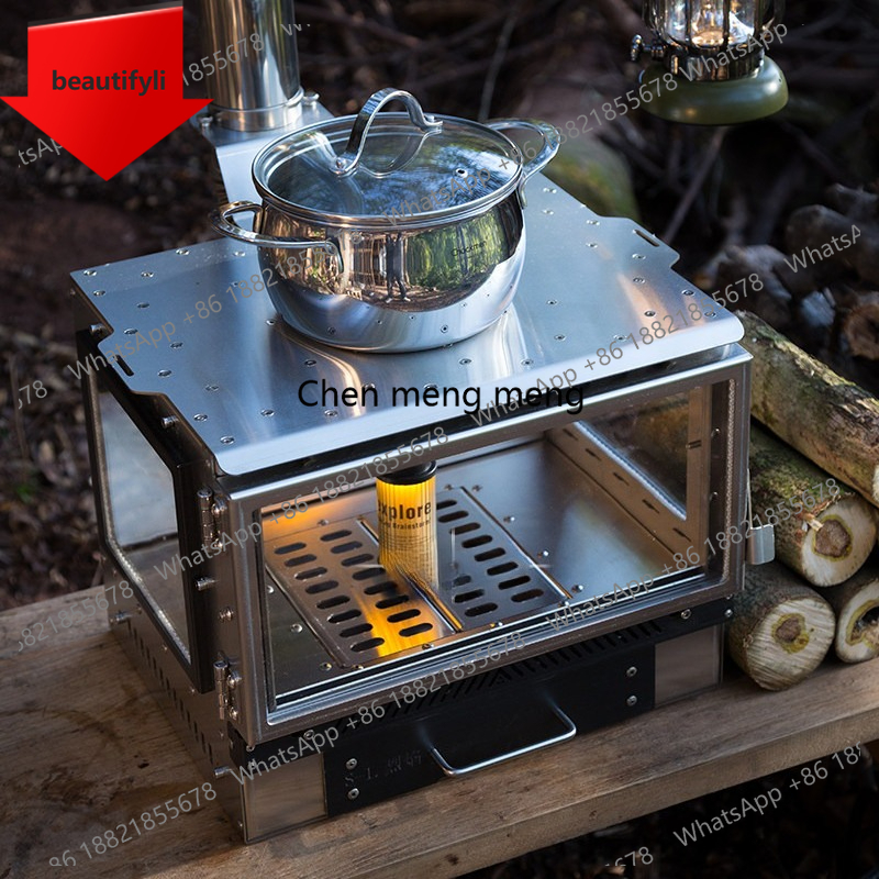 Campfire Cooking In Another World - a38 Outdoor Wood Stove Tent Heater