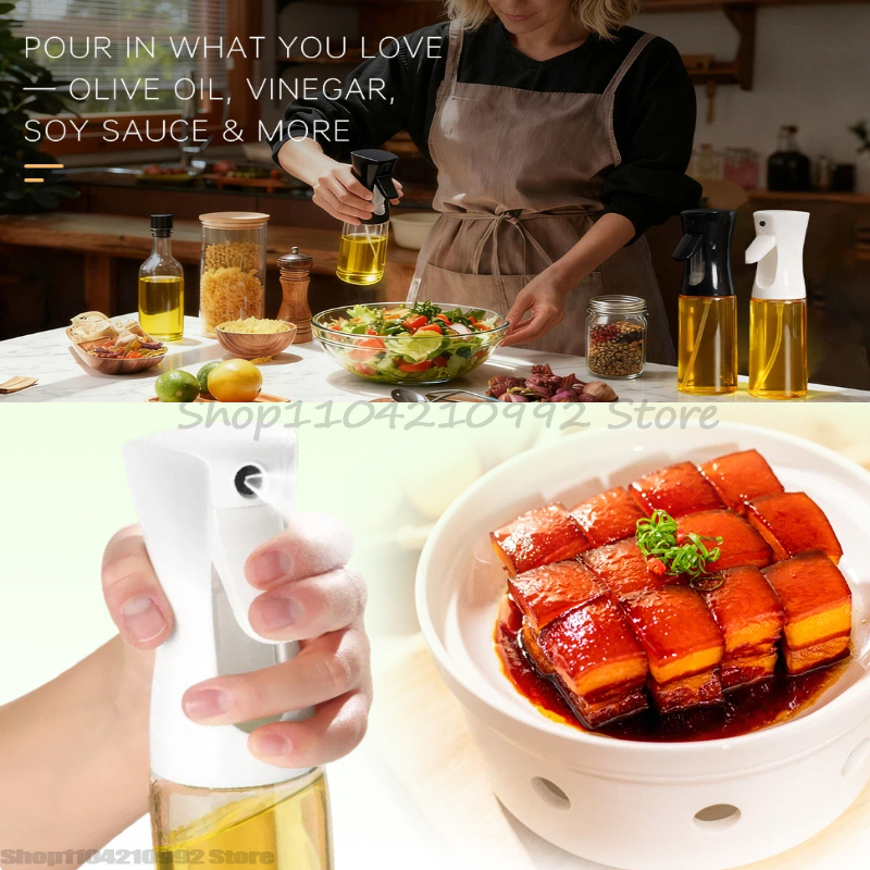 Camping Cooking Accessories Set - Oil Spray Oil Sprayer Bottle Plastic