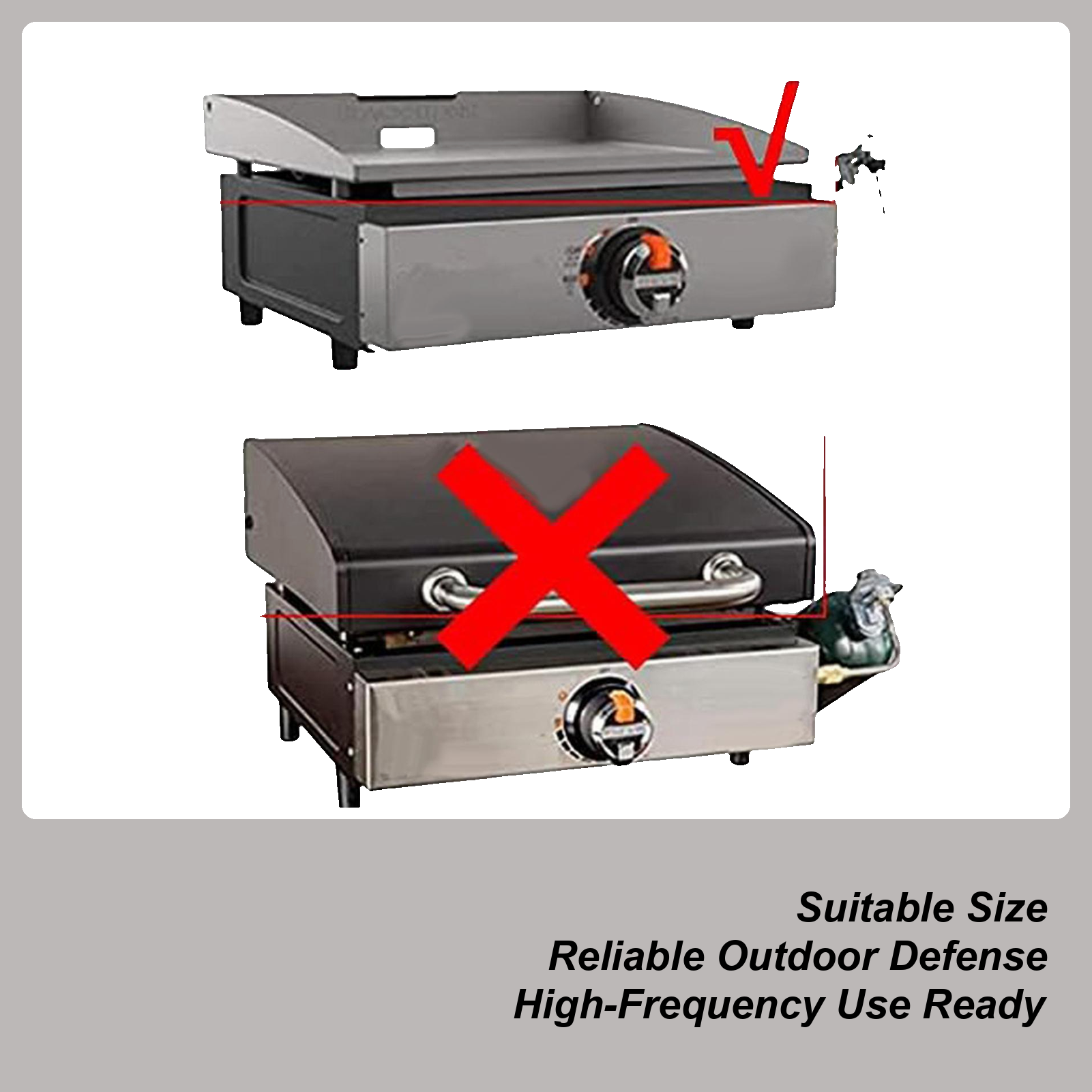 Camping Outdoor Cooking Table - Grilling Cover Heavy Duty Waterproof Table