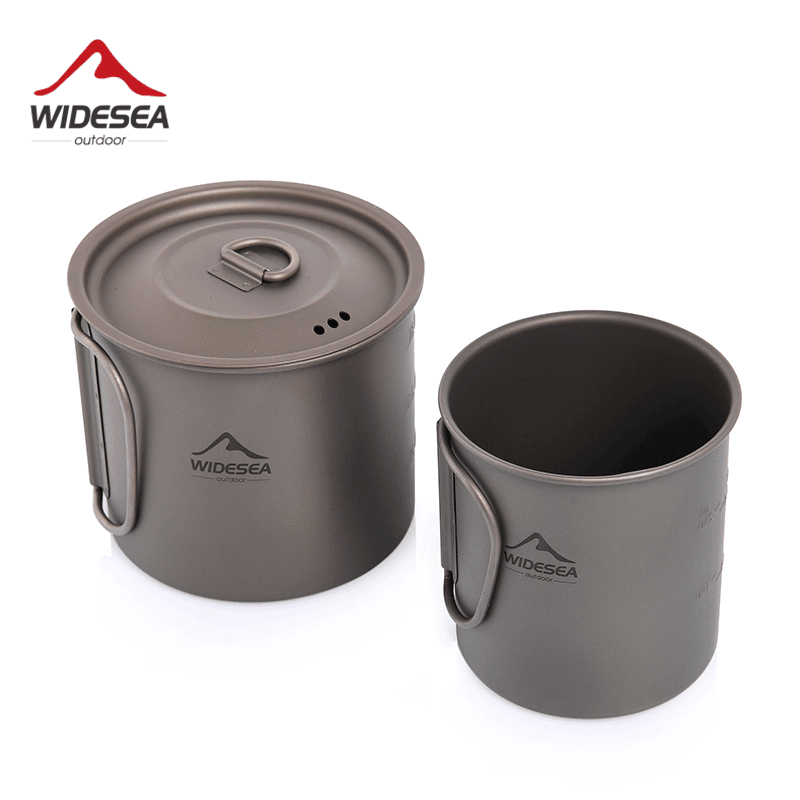 Widesea Camping Mug Titanium C - Camping Cooking Set Jetboil のレビューと価格