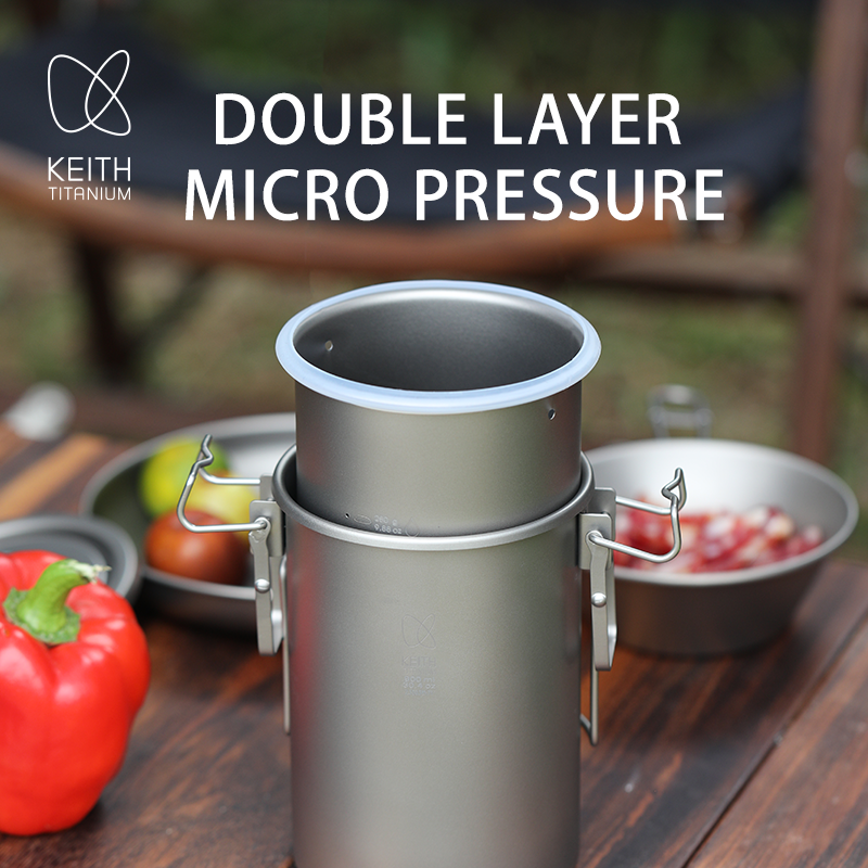 KEITH Pure Titanium Rice Cooke - Camping Cooking Equipment のレビューと価格