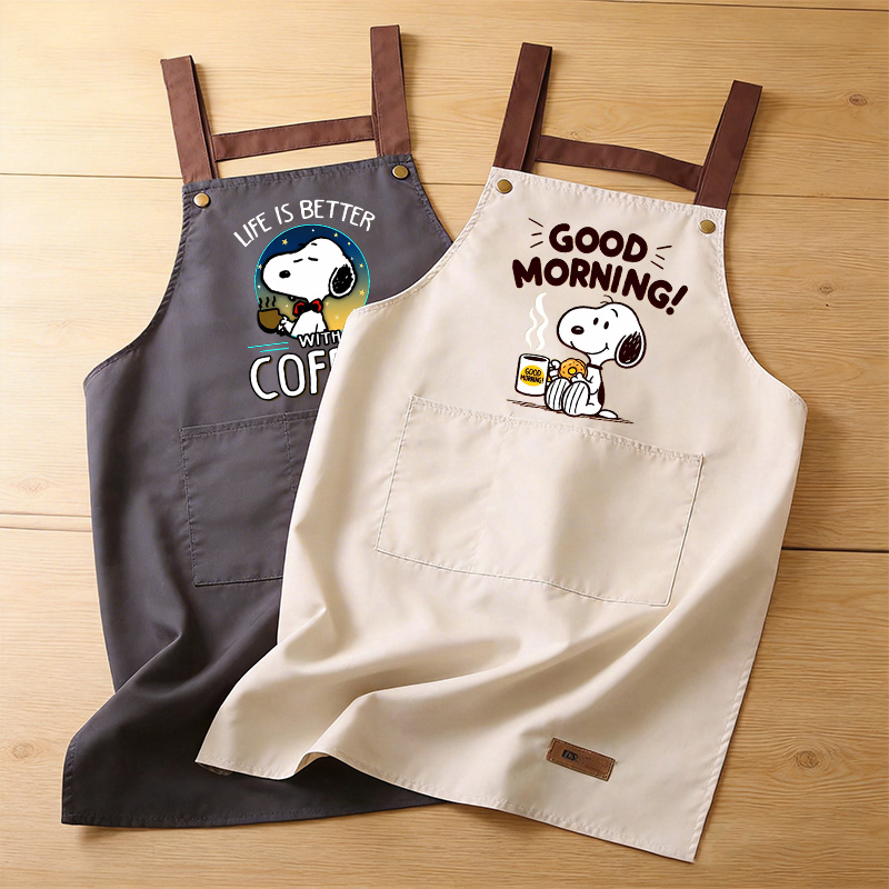 Snoopys Cooking Apron Men Wome - Camping Cooking Apron のレビューと価格