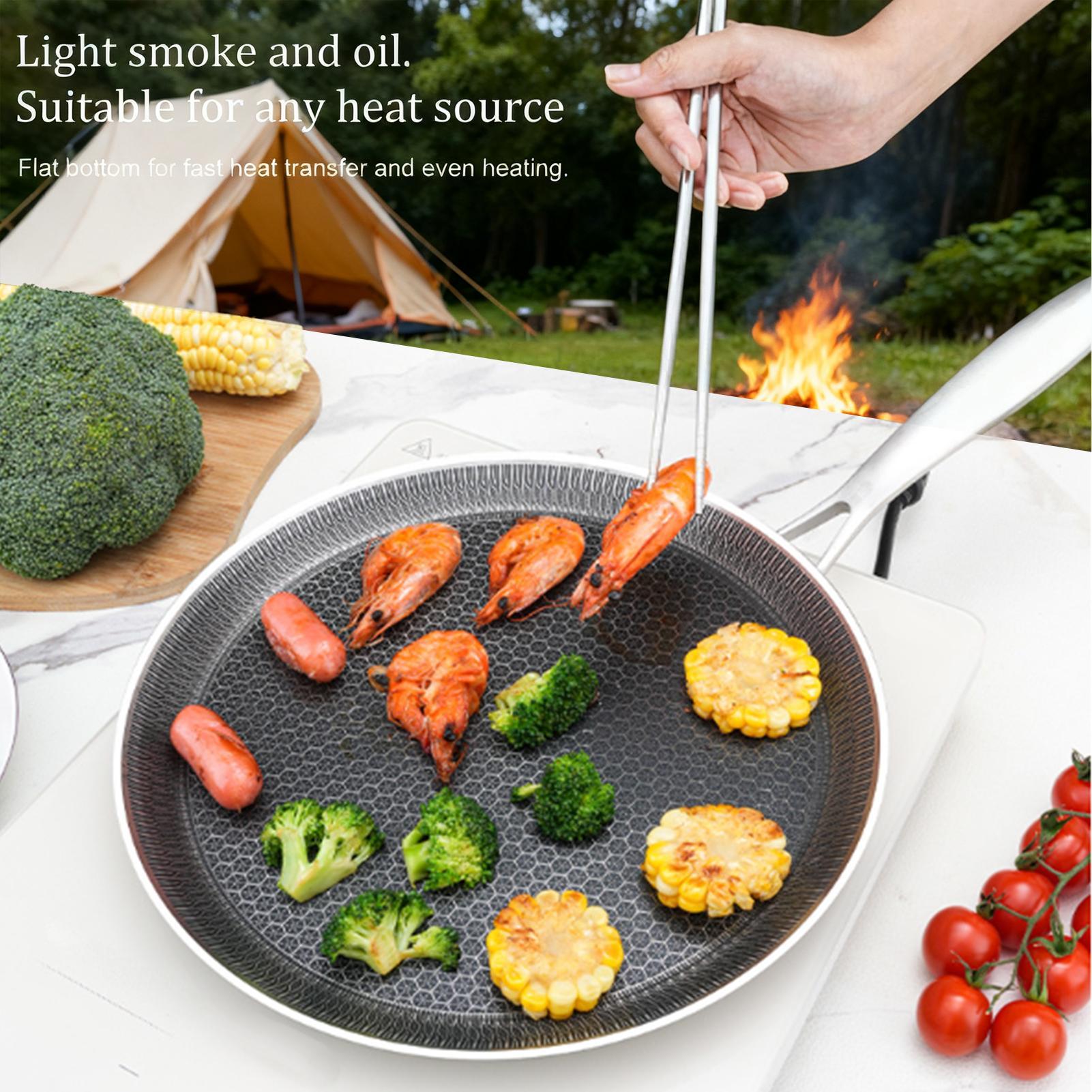Pancake Pan Honeycomb Coating  - Camping Cooking Without Gas のレビューと価格