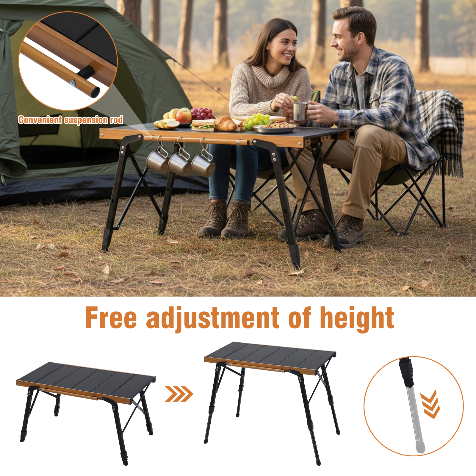 IGT Unit Combination Table wit - Camping Outdoor Cooking Table のレビューと価格
