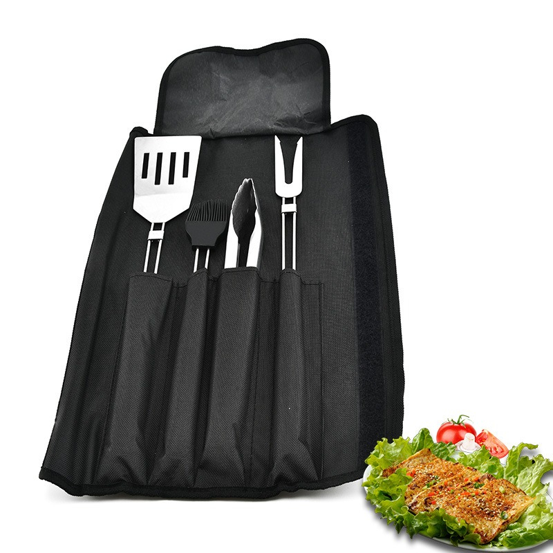 4pcs BBQ Tools Set Barbecue St - Camping Cooking Accessories Set のレビューと価格