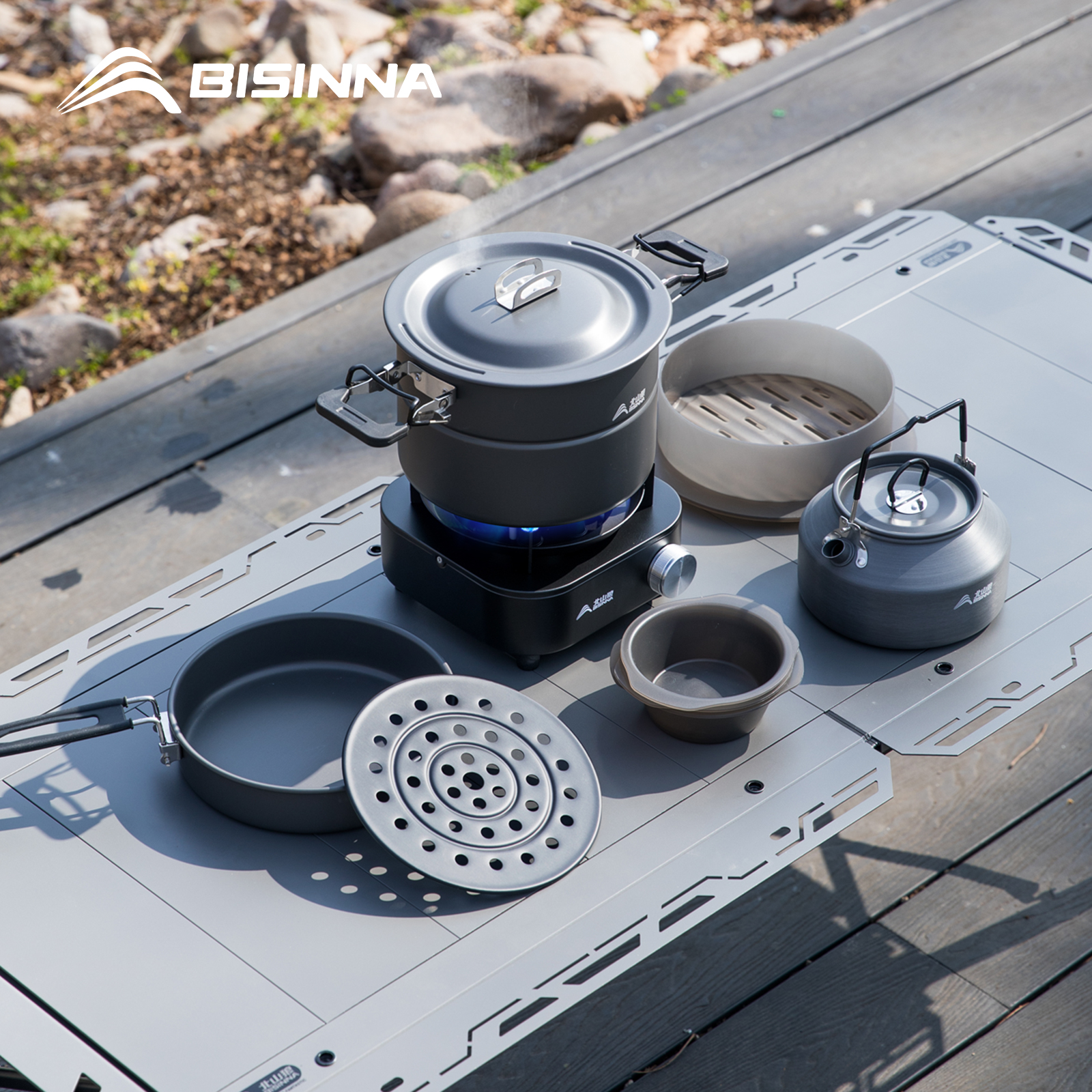 BISINNA Micro Pressure Camping - Camping Cooking Set Jetboil のレビューと価格