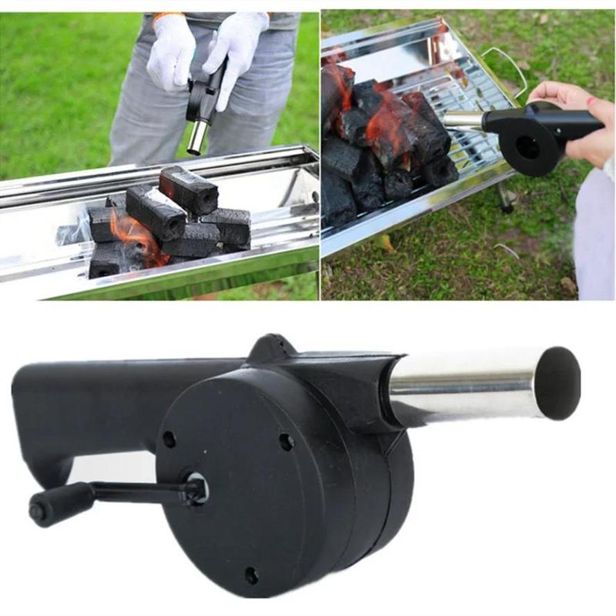 Manual Hand Crank BBQ Fan Port - Camping Cooking Accessories Set のレビューと価格