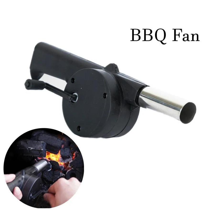 Manual Hand Crank BBQ Fan Port - Camping Cooking Accessories Set のレビューと価格