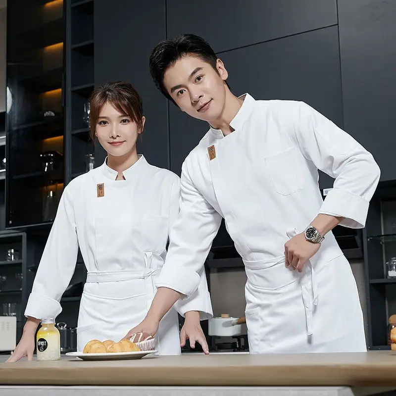 men Chef Uniform long sleeves  - Camping Cooking Apron のレビューと価格