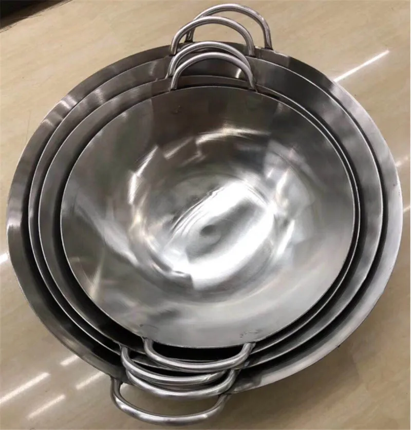 304 stainless steel wok 50 60  - Camping Cooking Without Gas のレビューと価格