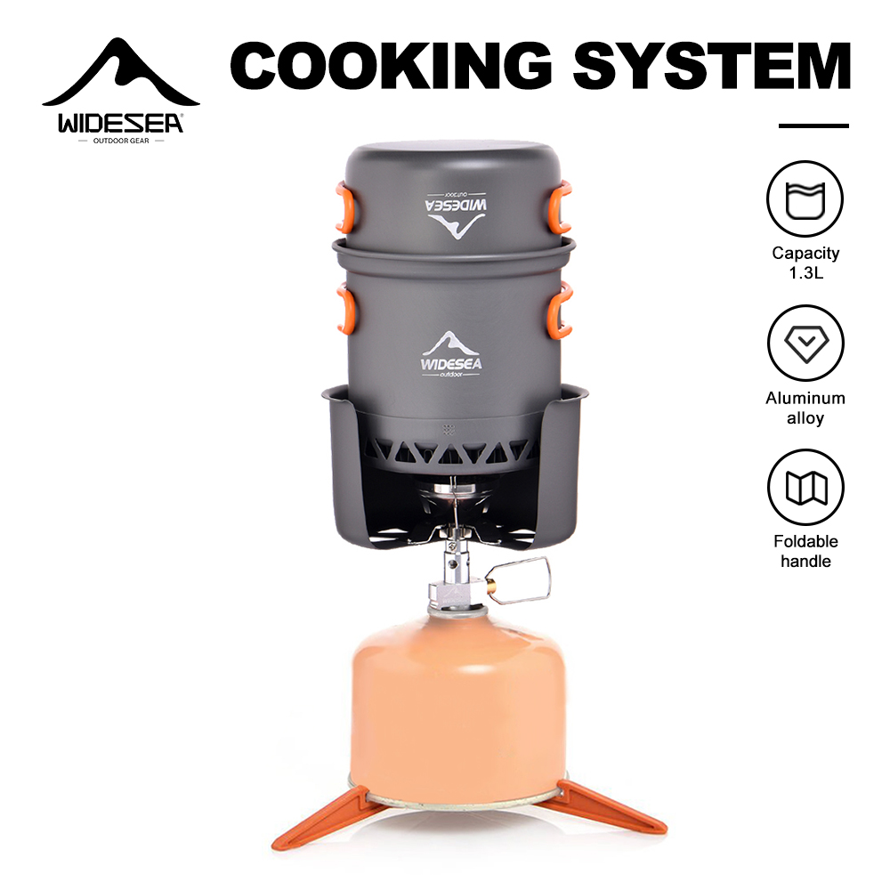 Widesea Portable Camping Stove - Camping Cooking Set 2 Person のレビューと価格