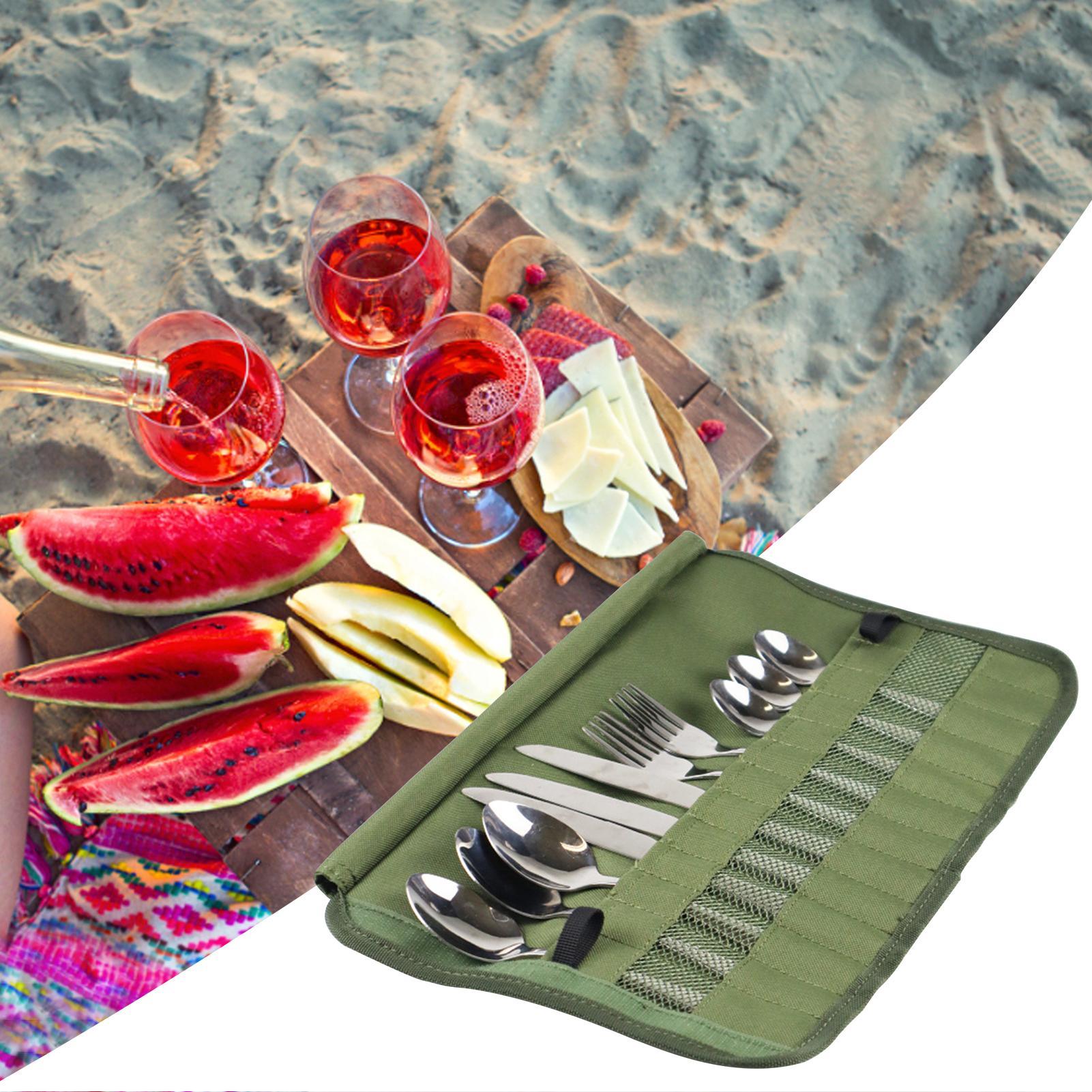 Camping Tableware Roll Bag Kit - Camping Cooking Set Jetboil のレビューと価格
