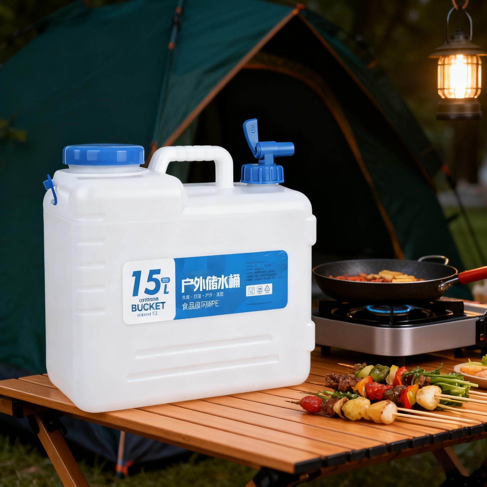 15L Drinking Water Bucket Stor - Camping Cooking And Drinking のレビューと価格