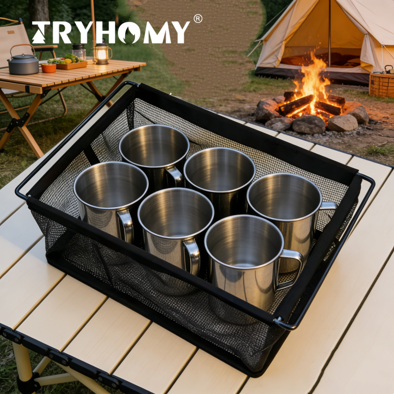 Tryhomy Igt 1  Unit Basket Dra - Camping Cooking Basket のレビューと価格