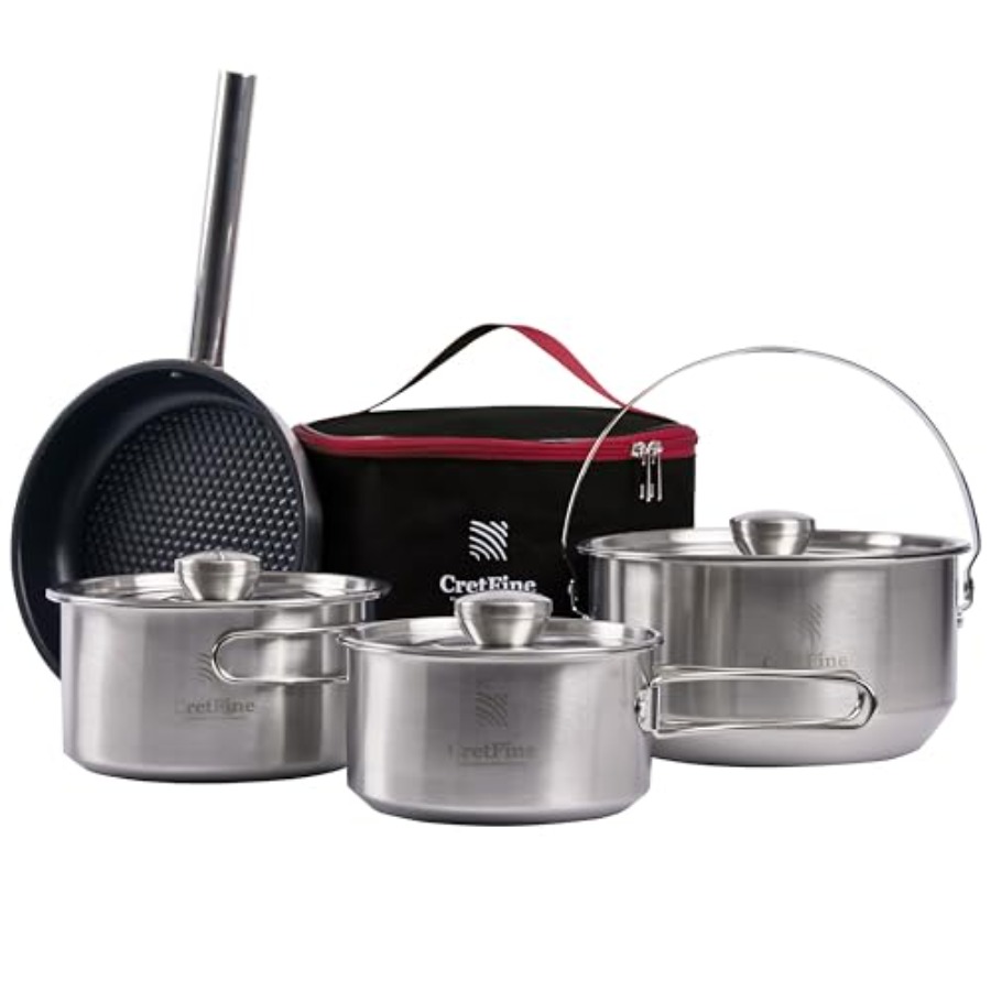 CampPro Camp Cooking Set for 4 - Camping Cooking Set のレビューと価格