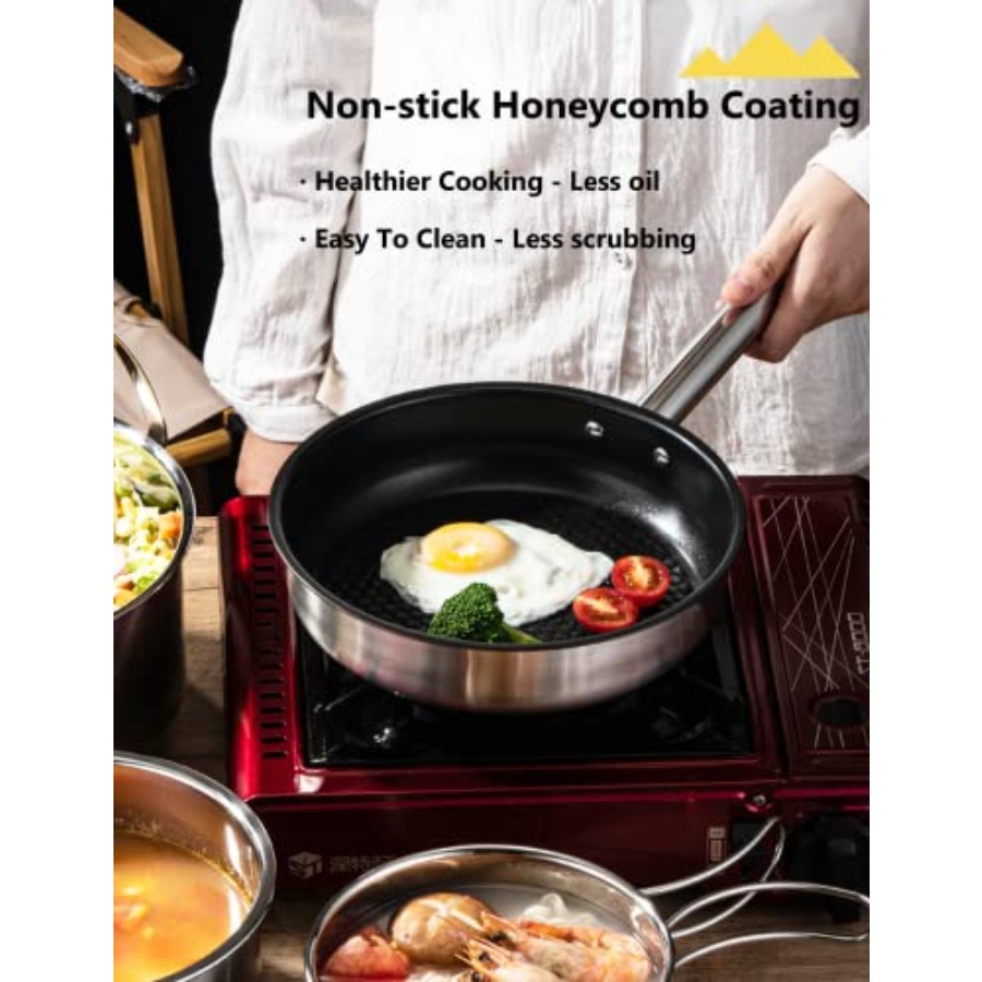CampPro Camp Cooking Set for 4 - Camping Cooking Set のレビューと価格