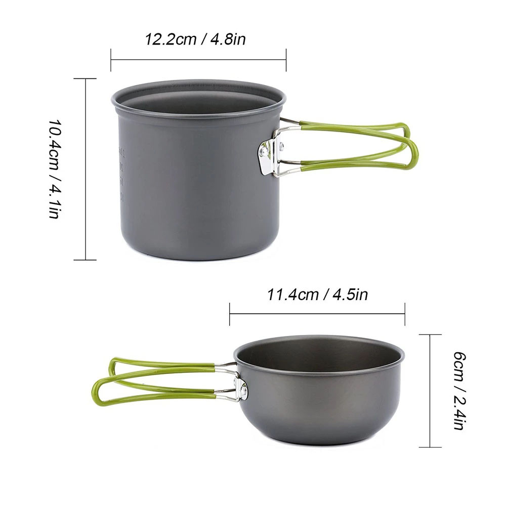 Camping Cookware Mess Kit Ultr - Camping Outdoor Cooking Table のレビューと価格