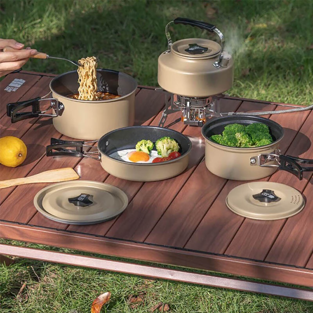 Outdoor Camping Cooker Set Out - Camping Cooking Set 2 Person のレビューと価格