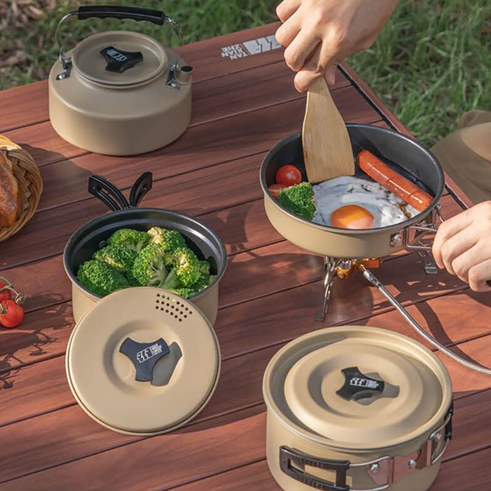 Outdoor Camping Cooker Set Out - Camping Cooking Set 2 Person のレビューと価格