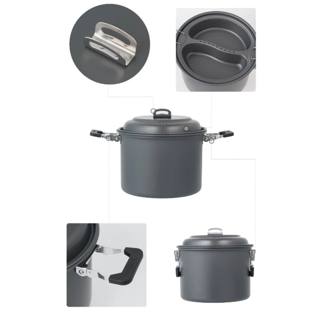 1 Set 6L Outdoor Dual-Purpose  - Camping Cooking Accessories Set のレビューと価格