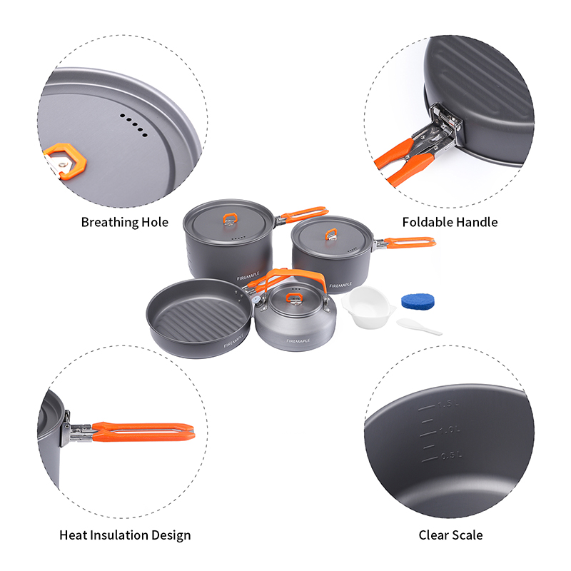 Fire Maple 4-5 Person Cookware - Camping Cooking Set 2 Person のレビューと価格