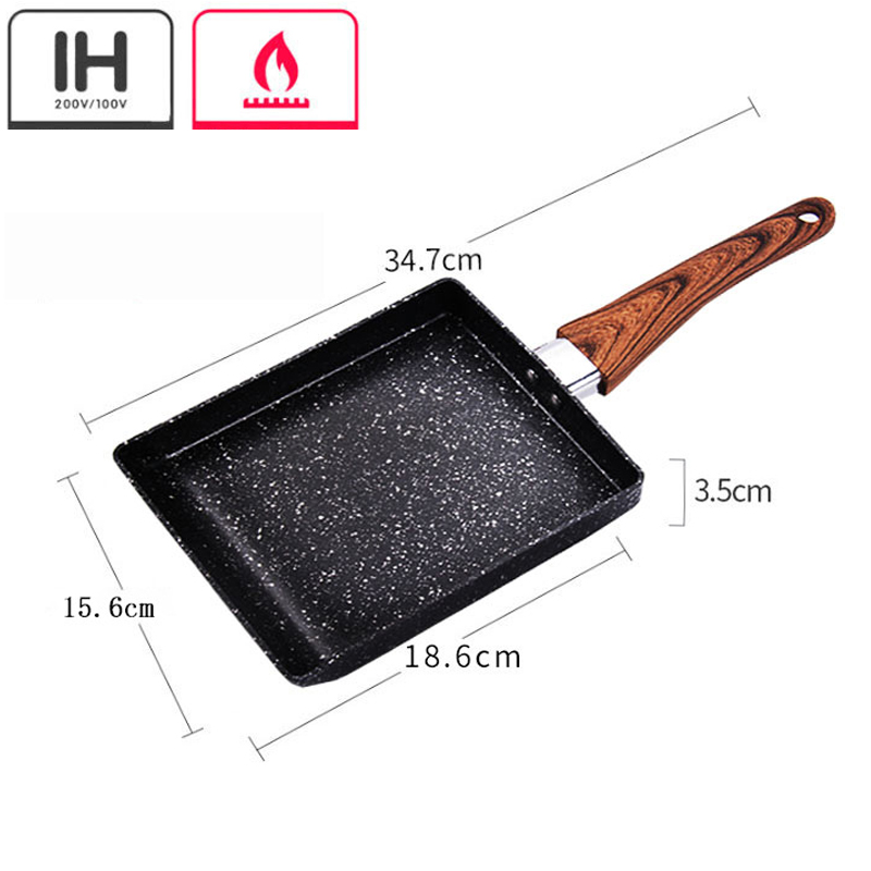 Japanese Omelette Pan Egg Roll - Camping Cooking Without Gas のレビューと価格