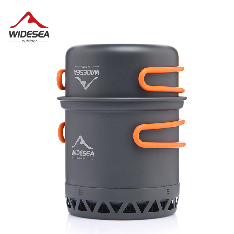 Widesea Camping Pot 1.3L 2.3L  - Camping Cooking Set Jetboil のレビューと価格