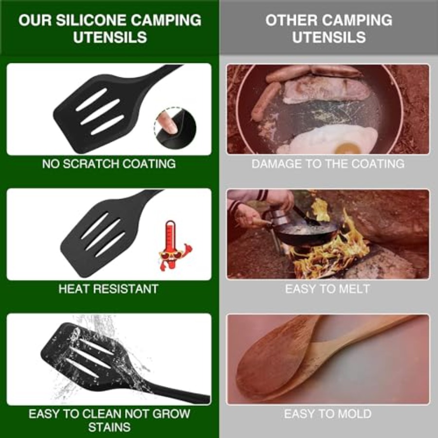 Camping Essentials Cookware Co - Camping Cooking Accessories Set のレビューと価格