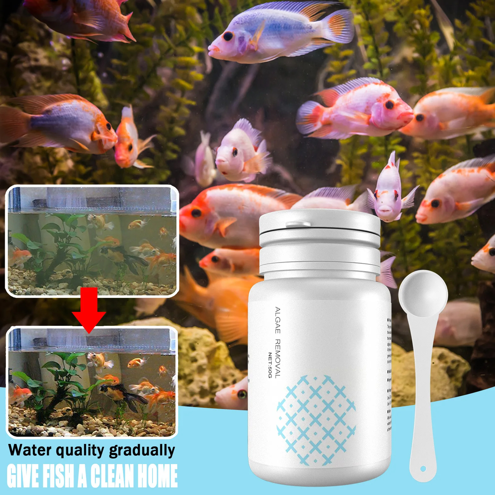 Algae Control Tablets for Aqua - Water Purification Tablet のレビューと価格