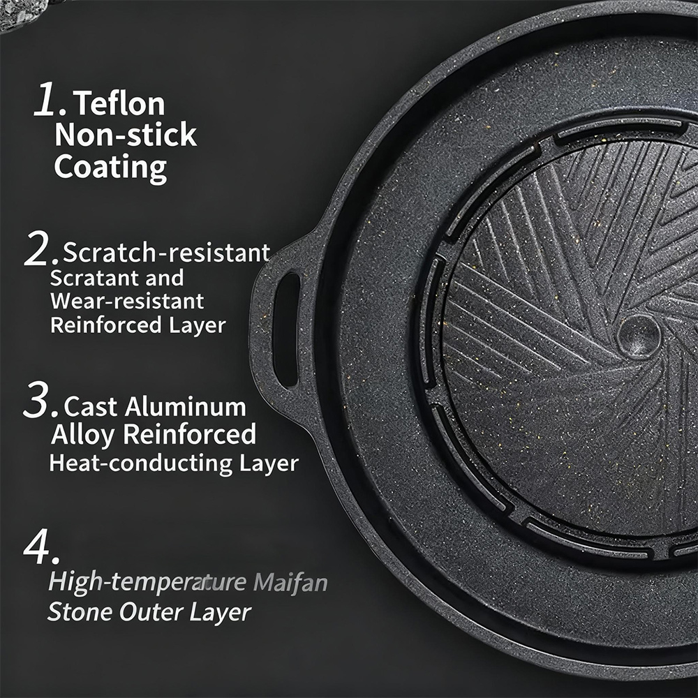 KOSUN Korean BBQ Grill Pan 2 i - Camping Cooking Equipment のレビューと価格