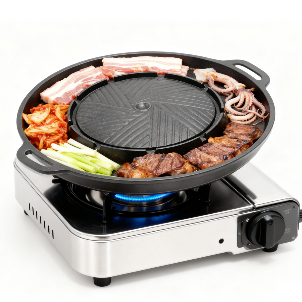 KOSUN Korean BBQ Grill Pan 2 i - Camping Cooking Equipment のレビューと価格