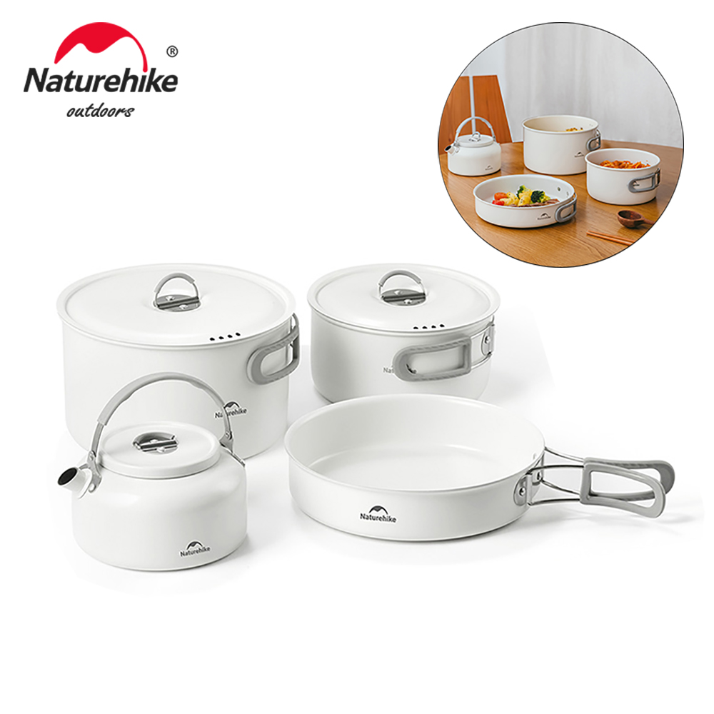 Naturehike Ceramic Non-Stick S - Camping Cooking Set 2 Person のレビューと価格