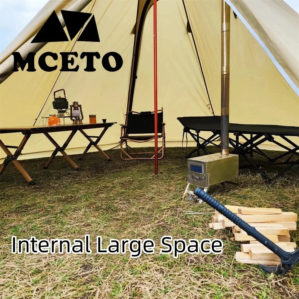 Pyramid Tent Set Outdoor Winte - Campfire Cooking In Another World のレビューと価格
