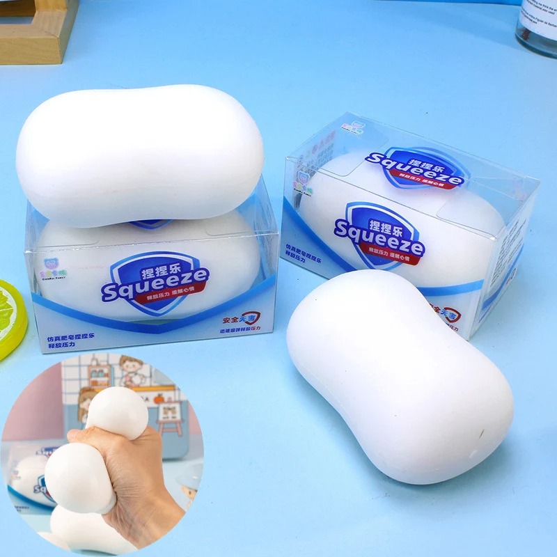 Soft Fake White Soap Squishy S - Fire Starter Cube のレビューと価格