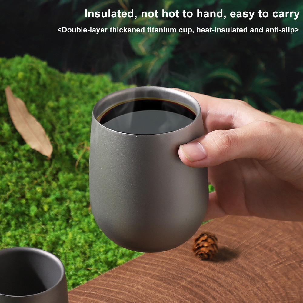 Titanium Cup Insulated Double  - Camping Cooking And Drinking のレビューと価格