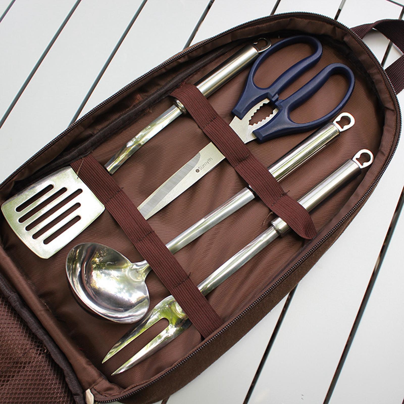 7pcs Camping Kitchen Utensil S - Camping Cooking Organizer のレビューと価格