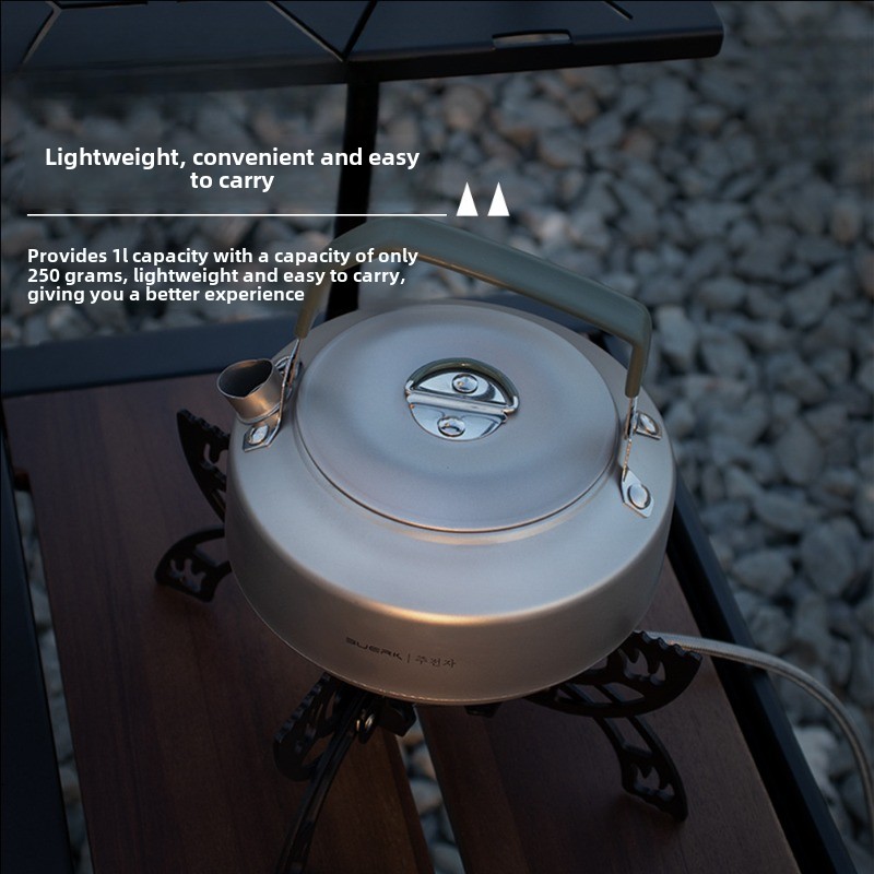 Outdoor Camping Travel Kettle  - Camping Cooking And Drinking のレビューと価格