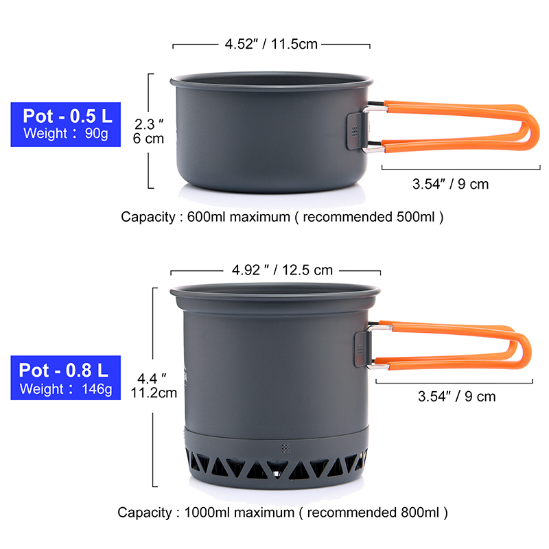 Widesea Portable Camping Cookw - Camping Cooking Set 2 Person のレビューと価格