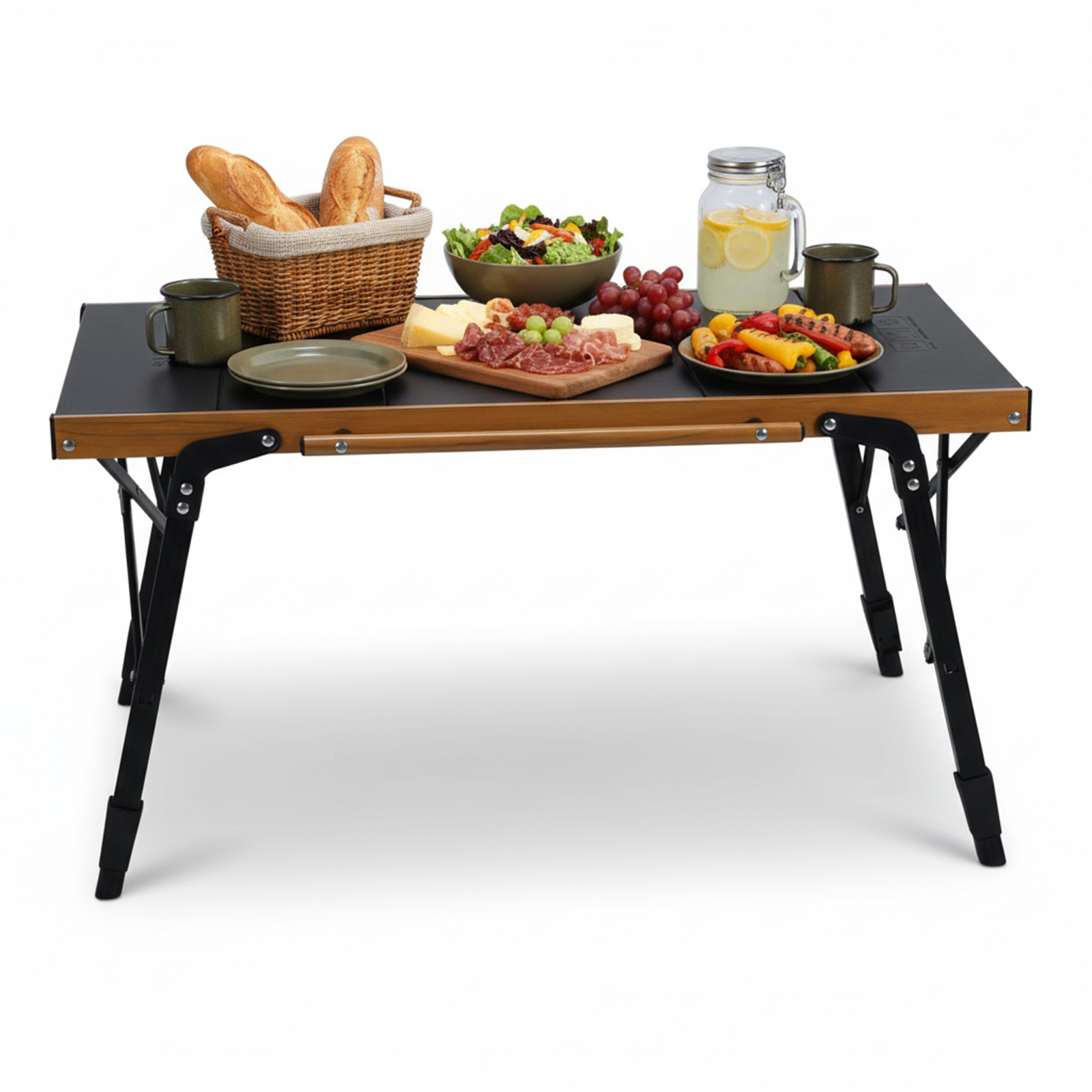 Portable Camping Table with St - Camping Outdoor Cooking Table のレビューと価格