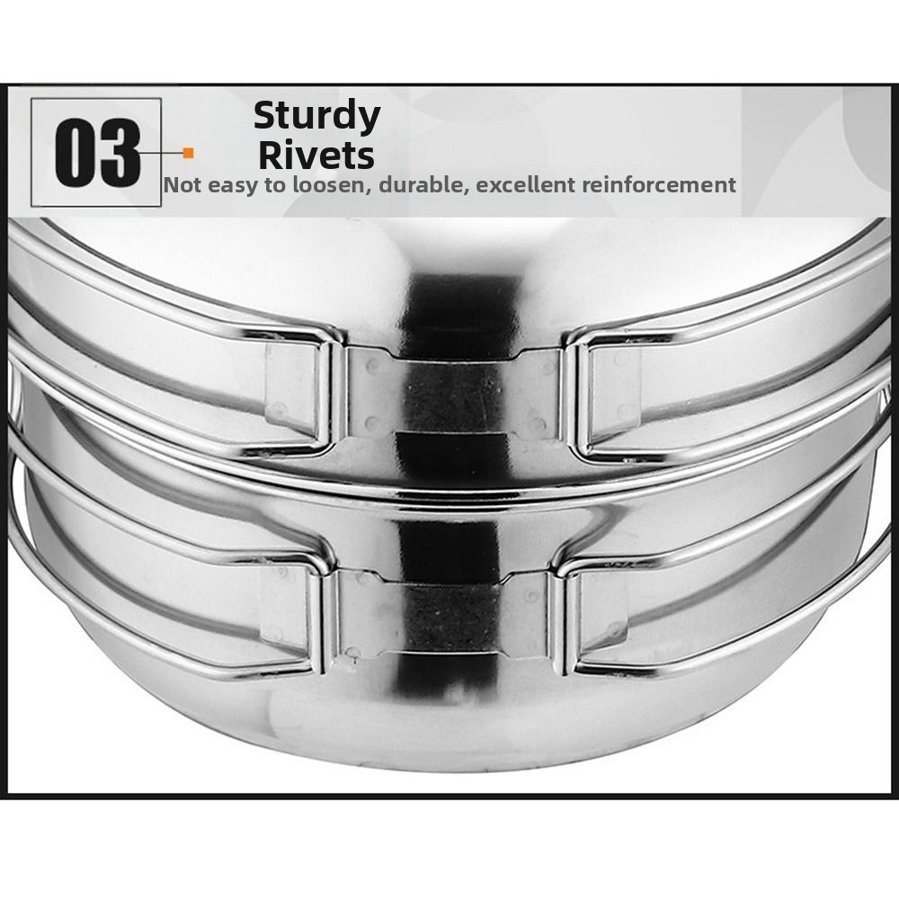 5Pcs 304 Stainless Steel Campi - Camping Cooking Set のレビューと価格