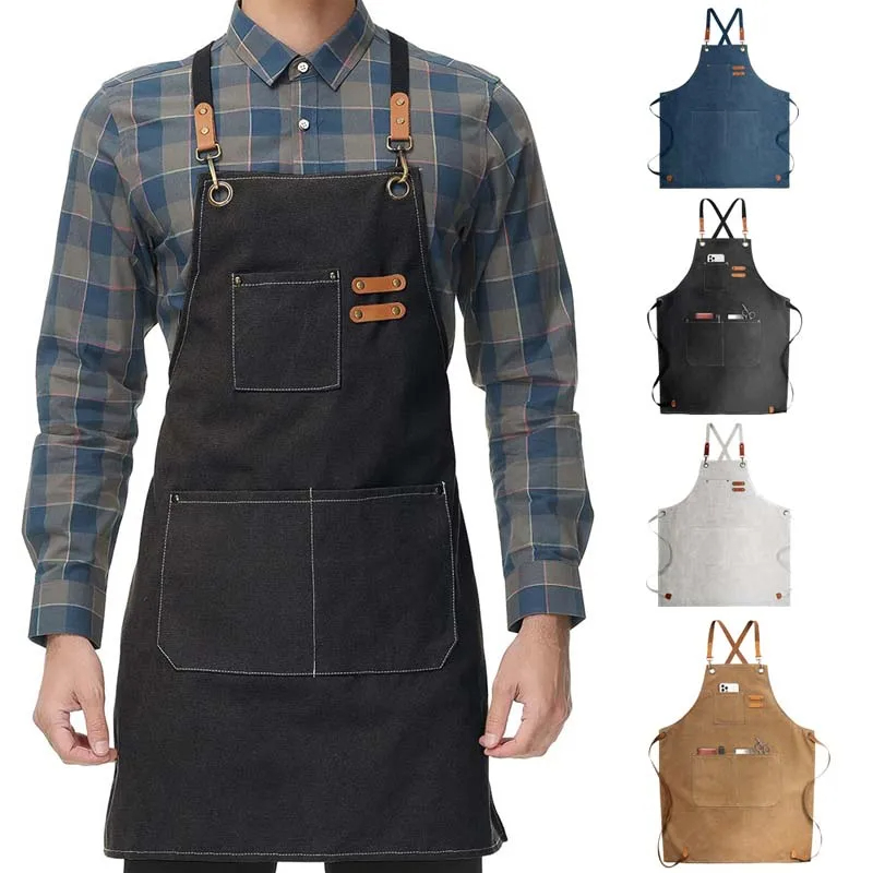 Household Canvas Apron Oil-pro - Camping Cooking Apron のレビューと価格