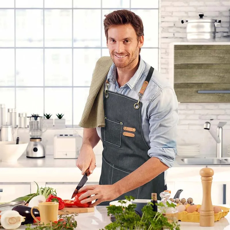 Household Canvas Apron Oil-pro - Camping Cooking Apron のレビューと価格