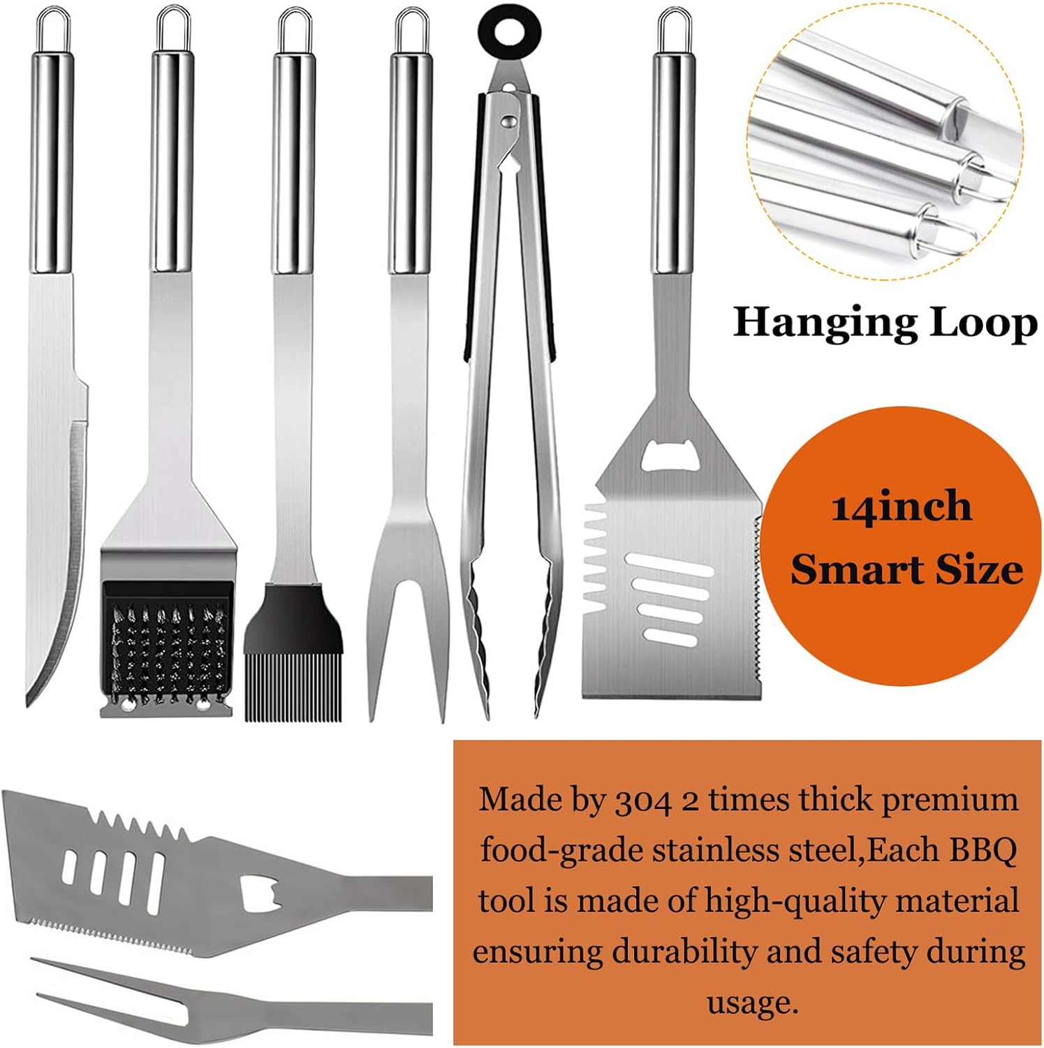 Grill Set with Apron for Men,  - Camping Cooking Set のレビューと価格