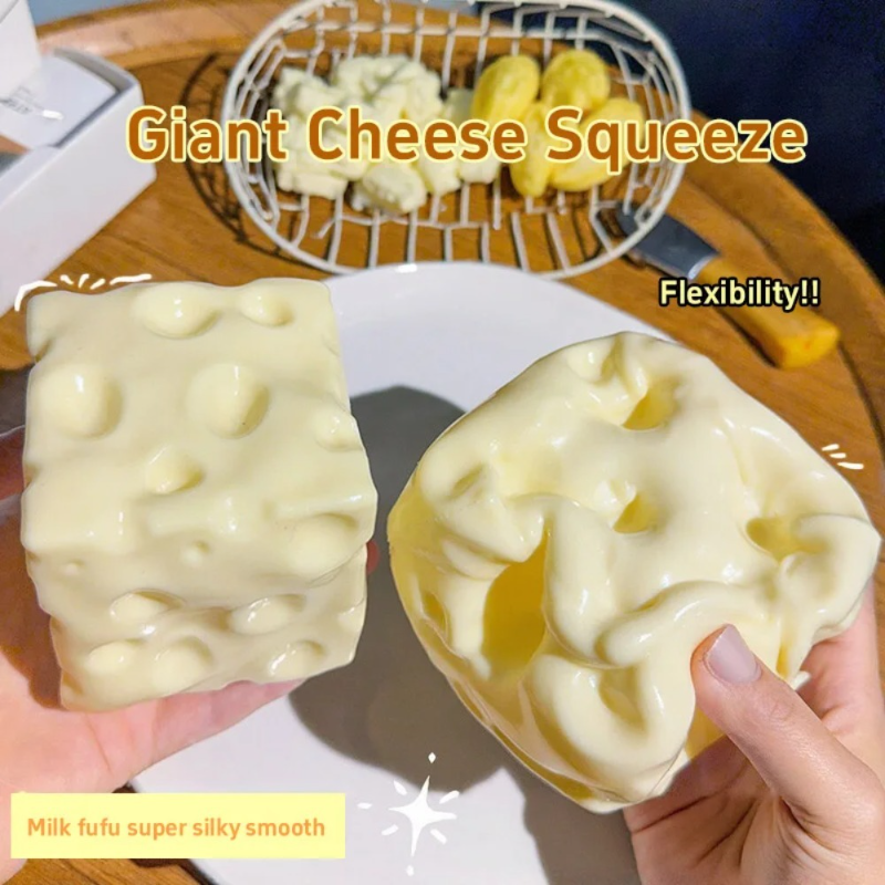 Taba Squishy Cheese Cube Stres - Fire Starter Cube のレビューと価格