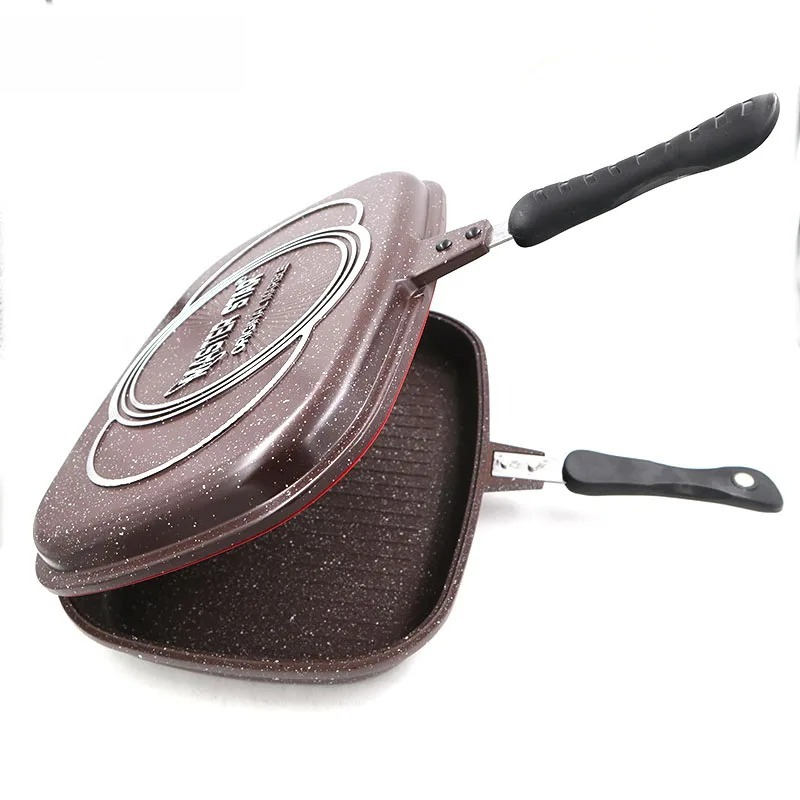 Double Sided Fry Pan, Die-Cast - Camping Cooking Without Gas のレビューと価格